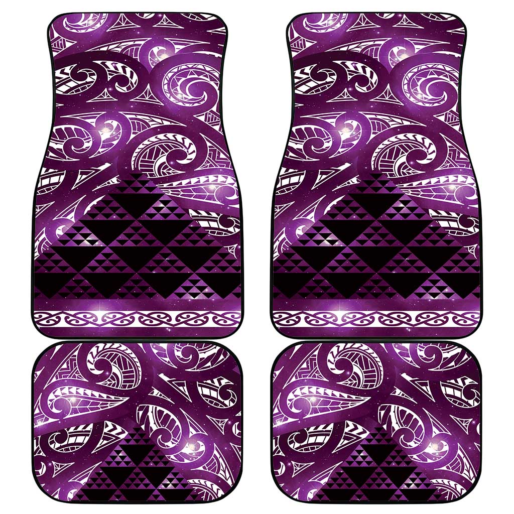 Matariki New Zealand Car Mats NZ Niho Taniwha Maori New Year Purple Galaxy
