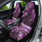 Matariki New Zealand Car Seat Cover NZ Niho Taniwha Maori New Year Purple Galaxy