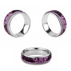 Matariki New Zealand Classic Ring NZ Niho Taniwha Maori New Year Purple Galaxy
