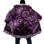 Matariki New Zealand Cloak NZ Niho Taniwha Maori New Year Purple Galaxy