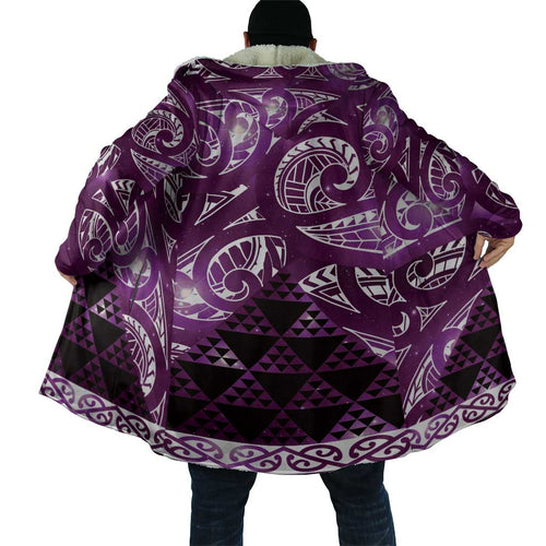 Matariki New Zealand Cloak NZ Niho Taniwha Maori New Year Purple Galaxy
