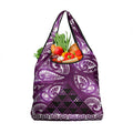 Matariki New Zealand Grocery Bag NZ Niho Taniwha Maori New Year Purple Galaxy