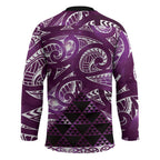 Matariki New Zealand Hockey Jersey NZ Niho Taniwha Maori New Year Purple Galaxy
