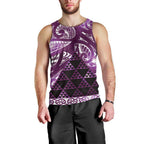 Matariki New Zealand Men Tank Top NZ Niho Taniwha Maori New Year Purple Galaxy