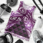 Matariki New Zealand Men Tank Top NZ Niho Taniwha Maori New Year Purple Galaxy