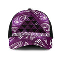 Matariki New Zealand Mesh Trucker Cap NZ Niho Taniwha Maori New Year Purple Galaxy