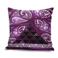Matariki New Zealand Pillow Cover NZ Niho Taniwha Maori New Year Purple Galaxy