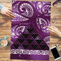 Matariki New Zealand Puzzle NZ Niho Taniwha Maori New Year Purple Galaxy