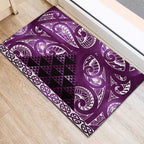 Matariki New Zealand Rubber Doormat NZ Niho Taniwha Maori New Year Purple Galaxy