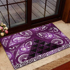Matariki New Zealand Rubber Doormat NZ Niho Taniwha Maori New Year Purple Galaxy