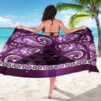 Matariki New Zealand Sarong NZ Niho Taniwha Maori New Year Purple Galaxy