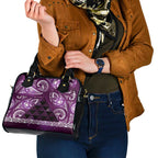 Matariki New Zealand Shoulder Handbag NZ Niho Taniwha Maori New Year Purple Galaxy