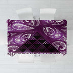 Matariki New Zealand Tablecloth NZ Niho Taniwha Maori New Year Purple Galaxy