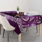 Matariki New Zealand Tablecloth NZ Niho Taniwha Maori New Year Purple Galaxy