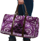 Matariki New Zealand Travel Bag NZ Niho Taniwha Maori New Year Purple Galaxy