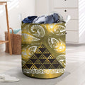 Matariki New Zealand Laundry Basket NZ Niho Taniwha Maori New Year Yellow Galaxy