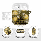 Matariki New Zealand AirPods Case NZ Niho Taniwha Maori New Year Yellow Galaxy