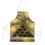 Matariki New Zealand Apron NZ Niho Taniwha Maori New Year Yellow Galaxy