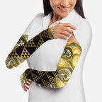 Matariki New Zealand Arm Sleeves NZ Niho Taniwha Maori New Year Yellow Galaxy