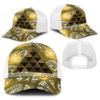 Matariki New Zealand Baseball Net Cap NZ Niho Taniwha Maori New Year Yellow Galaxy