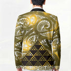 Matariki New Zealand Blazer NZ Niho Taniwha Maori New Year Yellow Galaxy