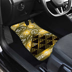 Matariki New Zealand Car Mats NZ Niho Taniwha Maori New Year Yellow Galaxy