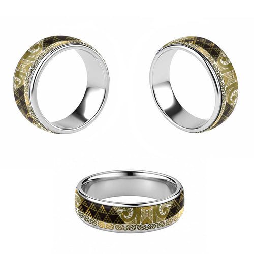 Matariki New Zealand Classic Ring NZ Niho Taniwha Maori New Year Yellow Galaxy