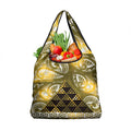 Matariki New Zealand Grocery Bag NZ Niho Taniwha Maori New Year Yellow Galaxy