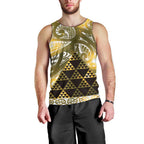 Matariki New Zealand Men Tank Top NZ Niho Taniwha Maori New Year Yellow Galaxy