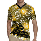 Matariki New Zealand Rugby Jersey NZ Niho Taniwha Maori New Year Yellow Galaxy