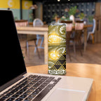 Matariki New Zealand Skinny Tumbler NZ Niho Taniwha Maori New Year Yellow Galaxy