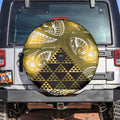 Matariki New Zealand Spare Tire Cover NZ Niho Taniwha Maori New Year Yellow Galaxy