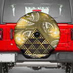 Matariki New Zealand Spare Tire Cover NZ Niho Taniwha Maori New Year Yellow Galaxy