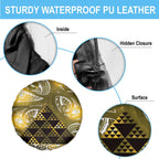 Matariki New Zealand Spare Tire Cover NZ Niho Taniwha Maori New Year Yellow Galaxy
