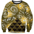 Matariki New Zealand Sweatshirt NZ Niho Taniwha Maori New Year Yellow Galaxy