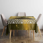 Matariki New Zealand Tablecloth NZ Niho Taniwha Maori New Year Yellow Galaxy