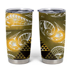 Matariki New Zealand Tumbler Cup NZ Niho Taniwha Maori New Year Yellow Galaxy