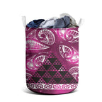 Matariki New Zealand Laundry Basket NZ Niho Taniwha Maori New Year Pink Galaxy