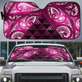 Matariki New Zealand Auto Sun Shade NZ Niho Taniwha Maori New Year Pink Galaxy