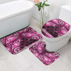 Matariki New Zealand Bathroom Set NZ Niho Taniwha Maori New Year Pink Galaxy
