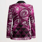 Matariki New Zealand Blazer NZ Niho Taniwha Maori New Year Pink Galaxy