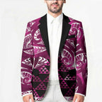 Matariki New Zealand Blazer NZ Niho Taniwha Maori New Year Pink Galaxy