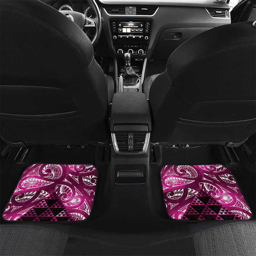 Matariki New Zealand Car Mats NZ Niho Taniwha Maori New Year Pink Galaxy