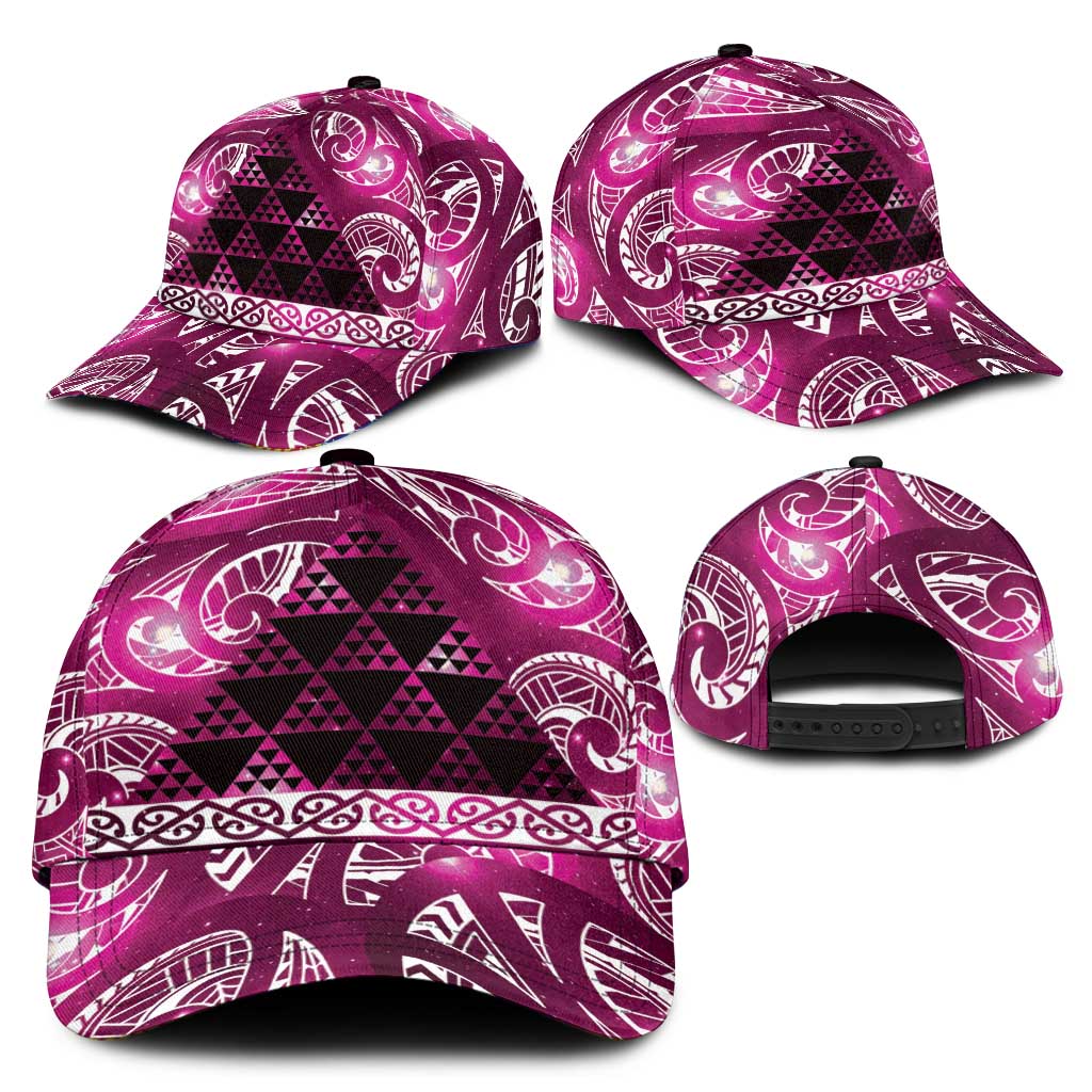 Matariki New Zealand Classic Cap NZ Niho Taniwha Maori New Year Pink Galaxy