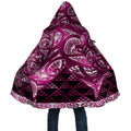 Matariki New Zealand Cloak NZ Niho Taniwha Maori New Year Pink Galaxy