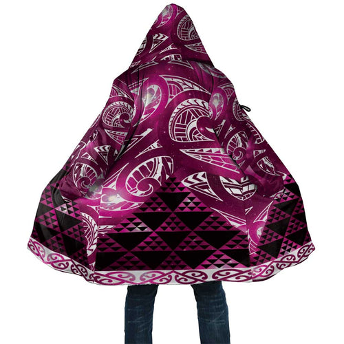 Matariki New Zealand Cloak NZ Niho Taniwha Maori New Year Pink Galaxy