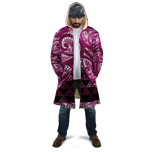 Matariki New Zealand Cloak NZ Niho Taniwha Maori New Year Pink Galaxy