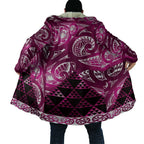 Matariki New Zealand Cloak NZ Niho Taniwha Maori New Year Pink Galaxy