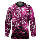 Matariki New Zealand Hockey Jersey NZ Niho Taniwha Maori New Year Pink Galaxy