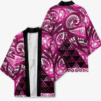 Matariki New Zealand Kimono NZ Niho Taniwha Maori New Year Pink Galaxy
